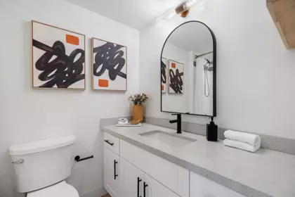 Powder Room Photo of 903 114 W Keith Road, North Vancouver, BC