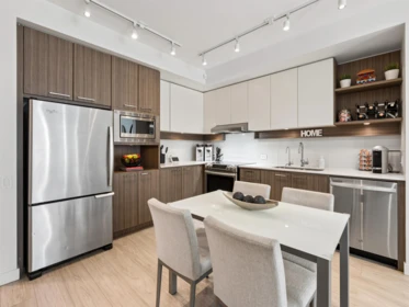 Kitchen Island Photo of 109 618 Como Lake Avenue, Coquitlam, BC