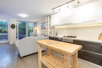 Dining Area Photo of 208 189 Keefer Street, Vancouver, BC