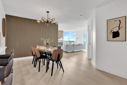 Dining Area Photo of 1503 1135 Quayside Drive, New Westminster, BC