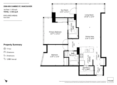 Hallway Photo of 2506 950 Cambie Street, Vancouver, BC