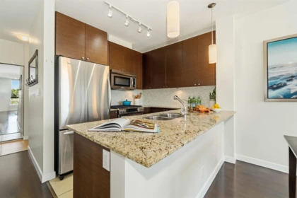 Dining Area Photo of 1401 110 Brew Street, Port Moody, BC