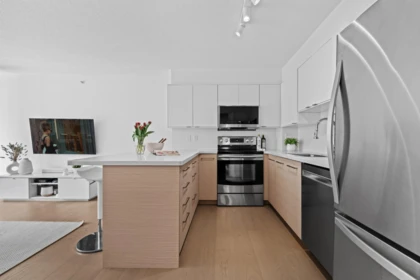 Living Room Photo of 204 1633 W 8th Avenue, Vancouver, BC