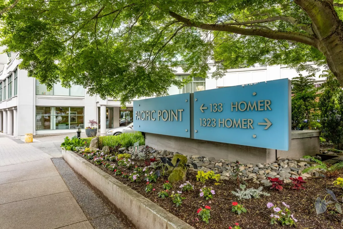 Exterior Rear Photo of B1002 1331 Homer Street, Vancouver, BC