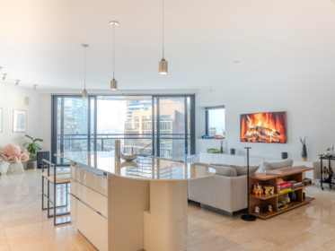 Living Room Photo of 2106 838 W Hastings Street, Vancouver, BC