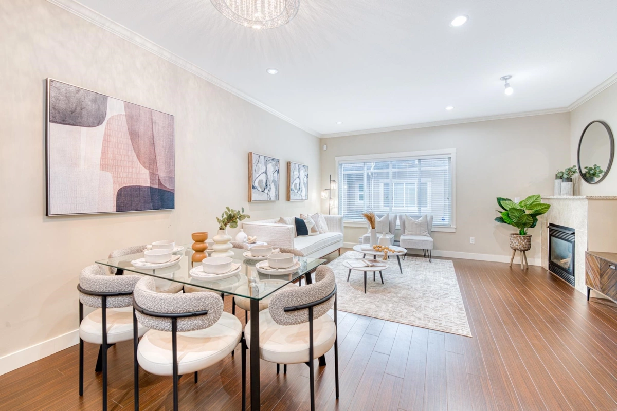 Living Room Photo of 20 7051 Ash Street, Richmond, BC