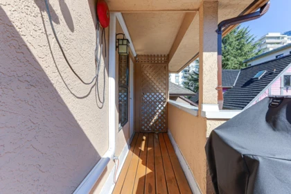 Outdoor Deck Photo of 5 890 Broughton Street, Vancouver, BC