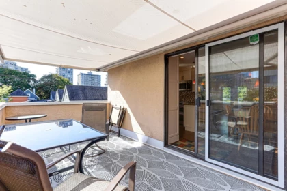 Outdoor Patio Photo of 5 890 Broughton Street, Vancouver, BC