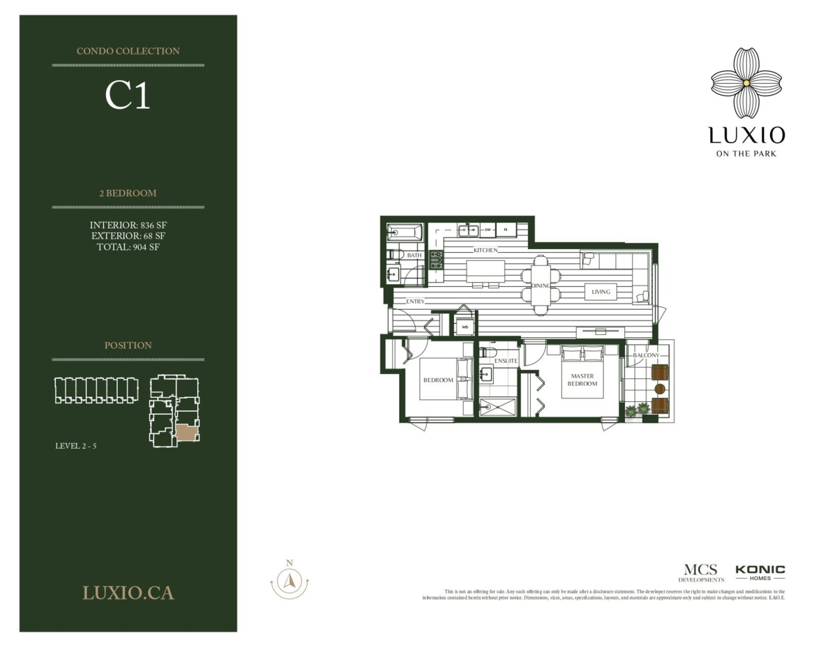 Dining Area Photo of 206 8428 Park Road, Richmond, BC