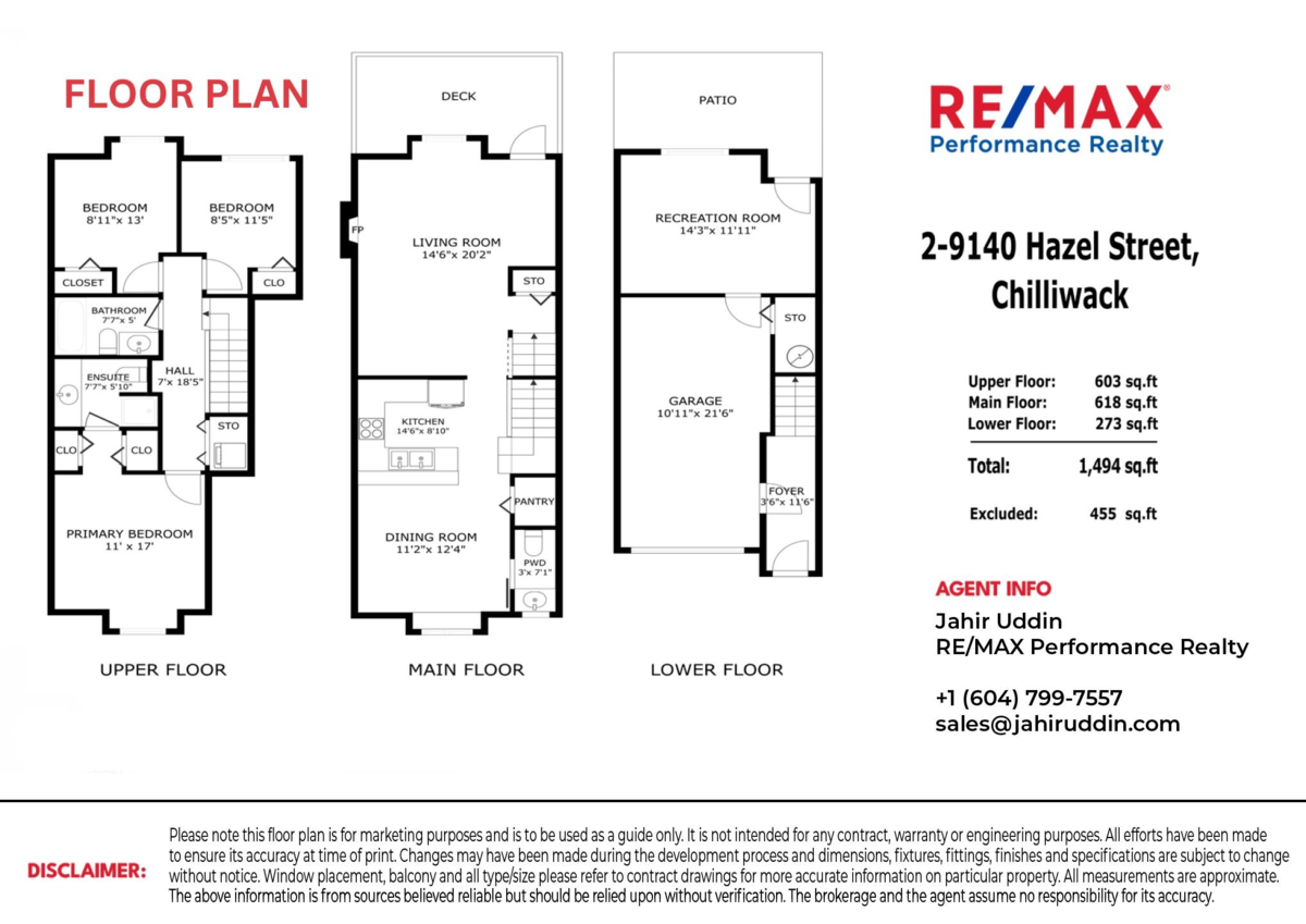 Exterior Rear Photo of 2 9140 Hazel Street, Chilliwack, BC