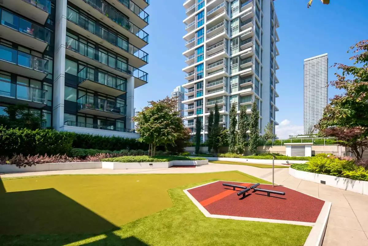 Aerial View of 2802 2378 Alpha Avenue, Burnaby, BC