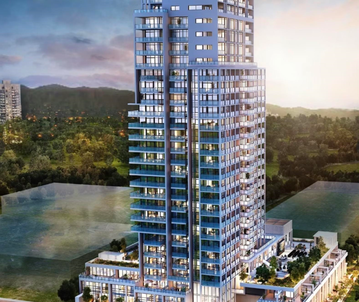 Exterior Front Photo of 2802 2378 Alpha Avenue, Burnaby, BC