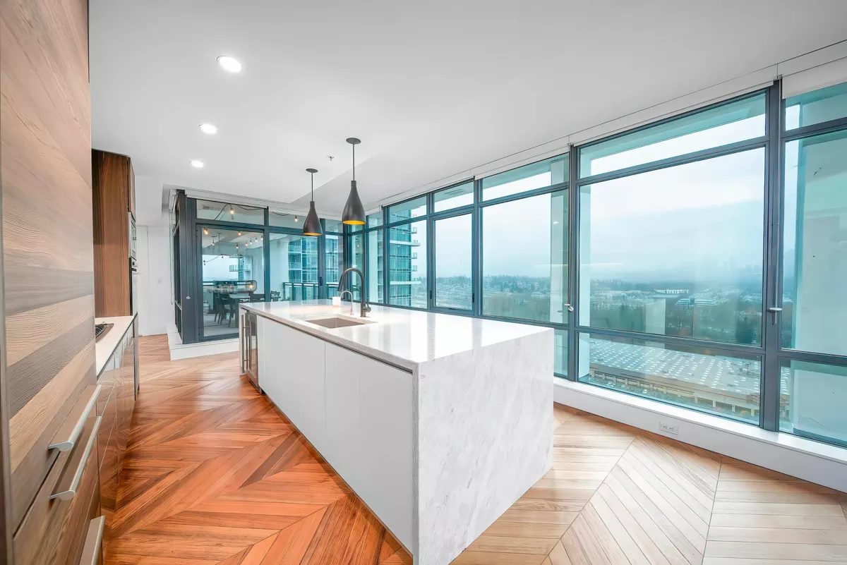 Living Room Photo of 2802 2378 Alpha Avenue, Burnaby, BC