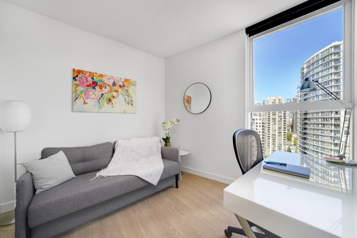 Bedroom 2 Photo of 2006 89 Nelson Street, Vancouver, BC