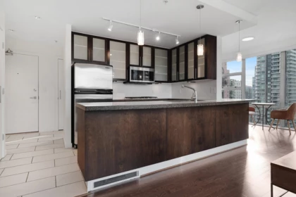 Living Room Photo of 2404 1225 Richards Street, Vancouver, BC