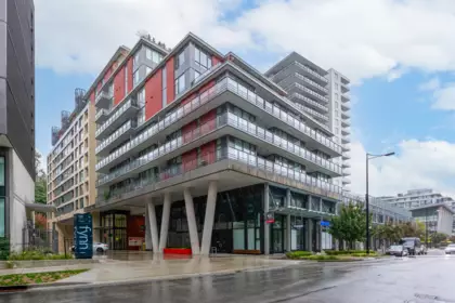 201 3451 Sawmill Crescent, Vancouver, BC, South Marine — 1 bed apartment/condo for sale