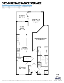 Hallway Photo of 312 6 Renaissance Square, New Westminster, BC