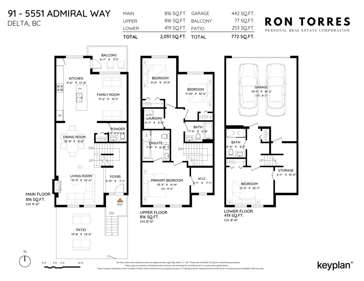 Playground / Recreational Area Near 91 5551 Admiral Way, Delta, BC