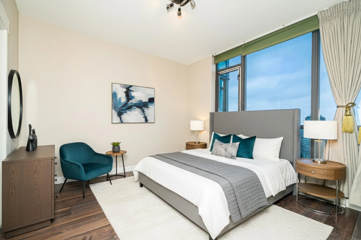 Living Room Photo of 2902 7088 18th Avenue, Burnaby, BC