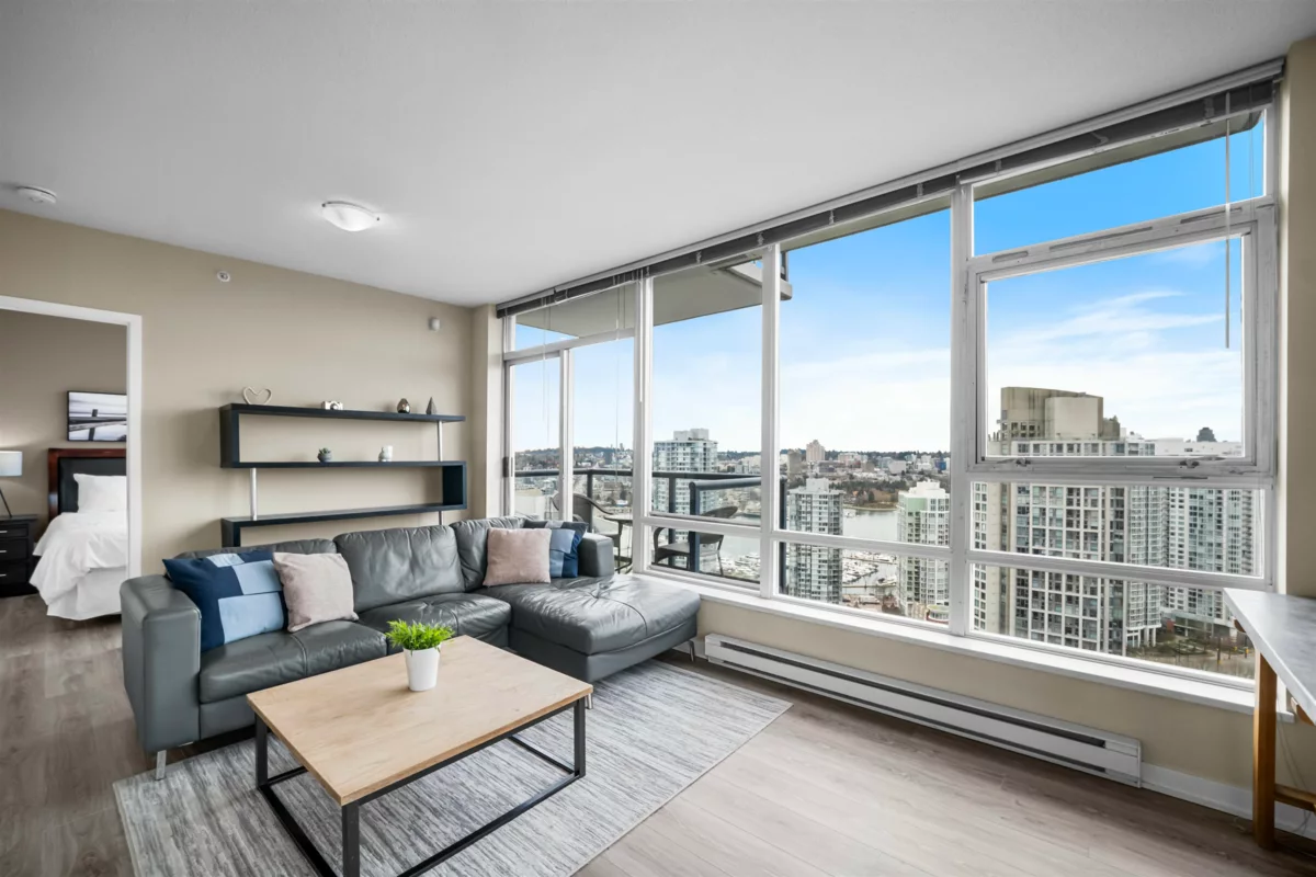 Living Room Photo of 3608 928 Beatty Street, Vancouver, BC