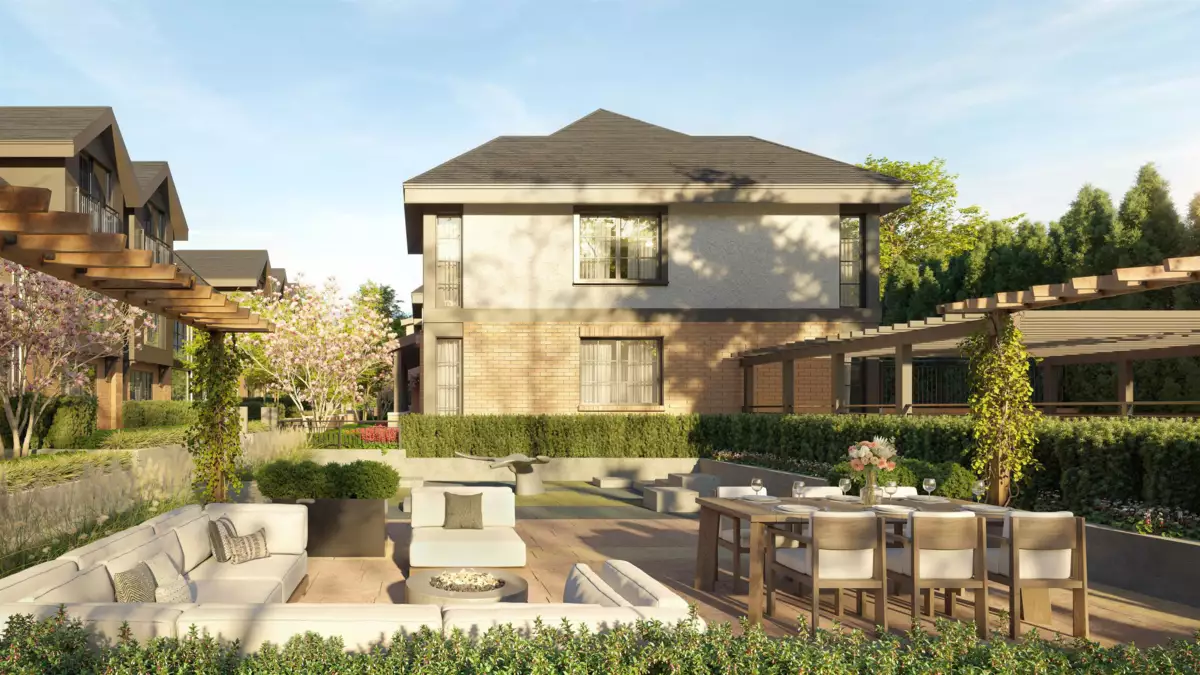 Exterior Rear Photo of 6 3288 Brookridge Drive, North Vancouver, BC