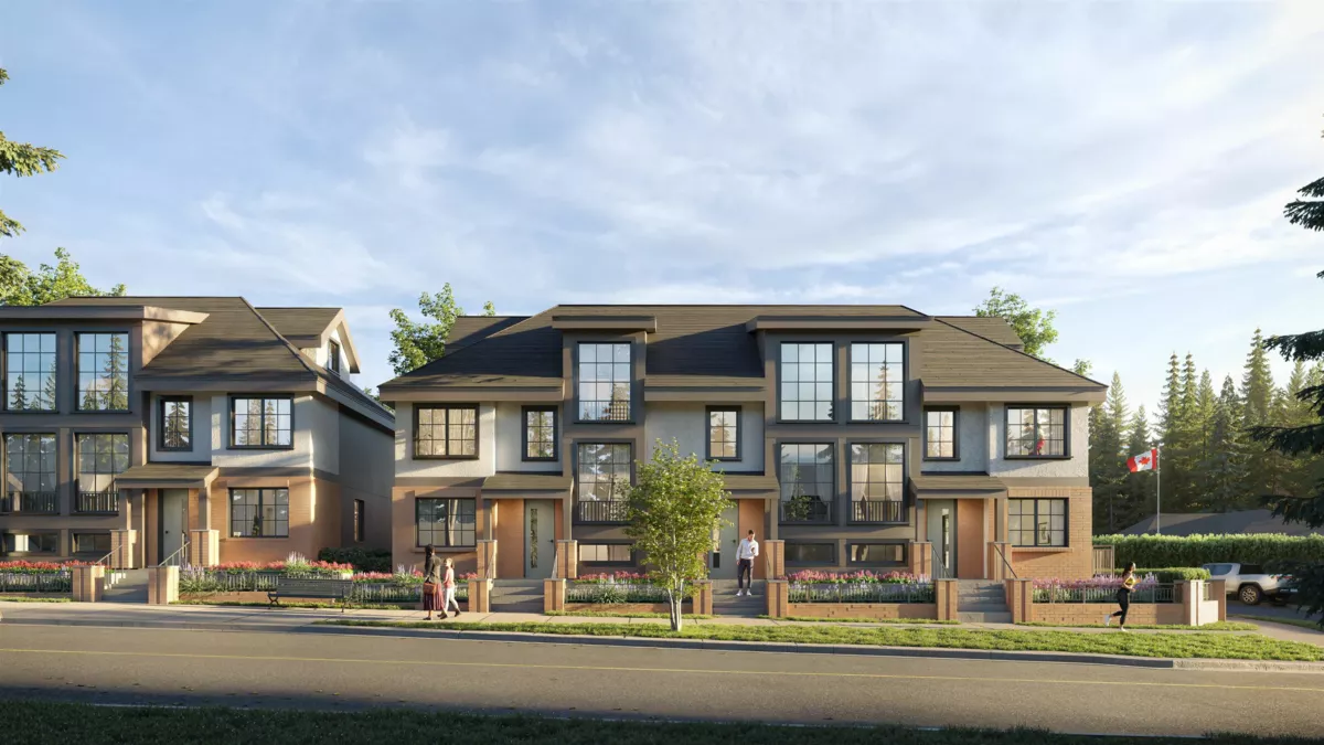 Living Room Photo of 6 3288 Brookridge Drive, North Vancouver, BC