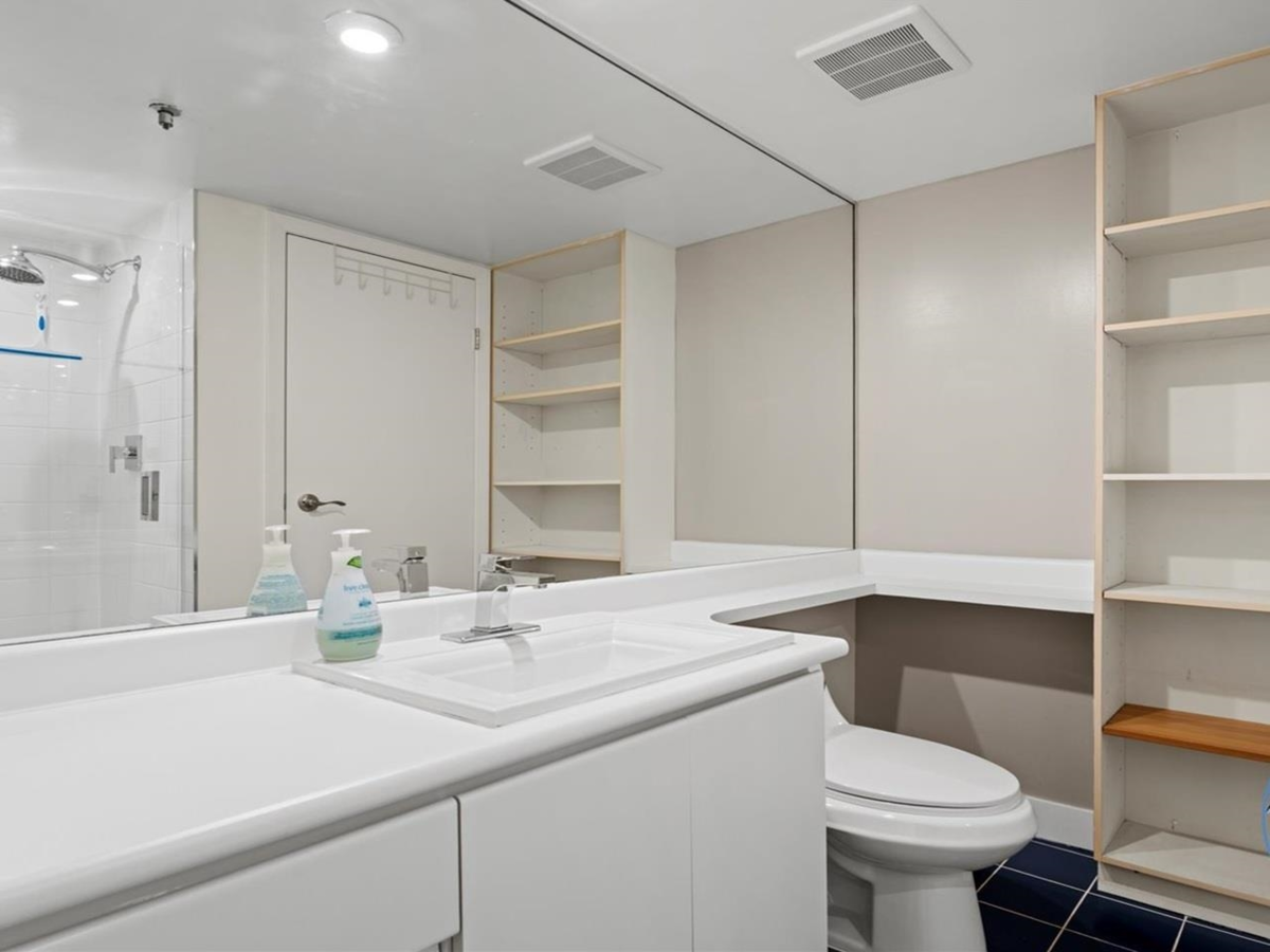 Powder Room Photo of 105 1502 Island Park Walk, Vancouver, BC