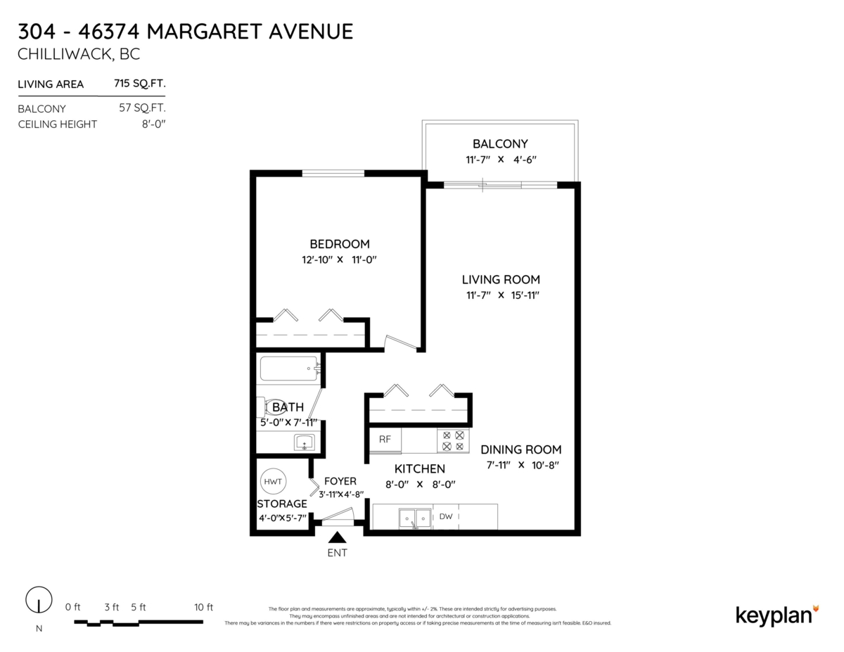 Front Yard Photo of 304 46374 Margaret Avenue, Chilliwack, BC