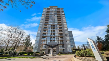 1702 555 Delestre Avenue, Coquitlam, BC, Coquitlam — Apartment/Condo for sale