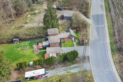 Aerial View of 33861 Prentis Avenue, Mission, BC