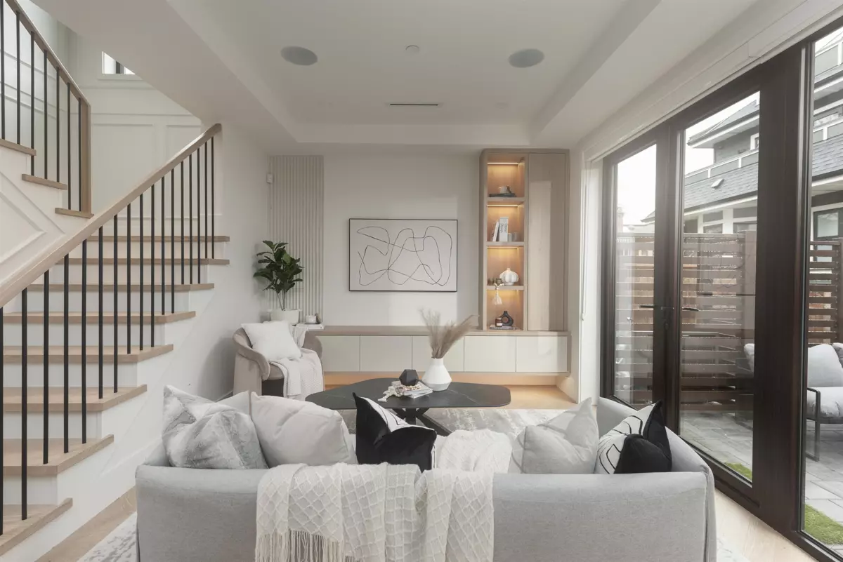 Living Room Photo of 1 3393 Victoria Drive, Vancouver, BC