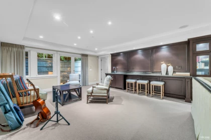 Aerial View of 4358 Erwin Drive, West Vancouver, BC