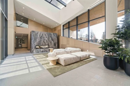 Aerial View of 608 3963 Uplands Way, Vancouver, BC