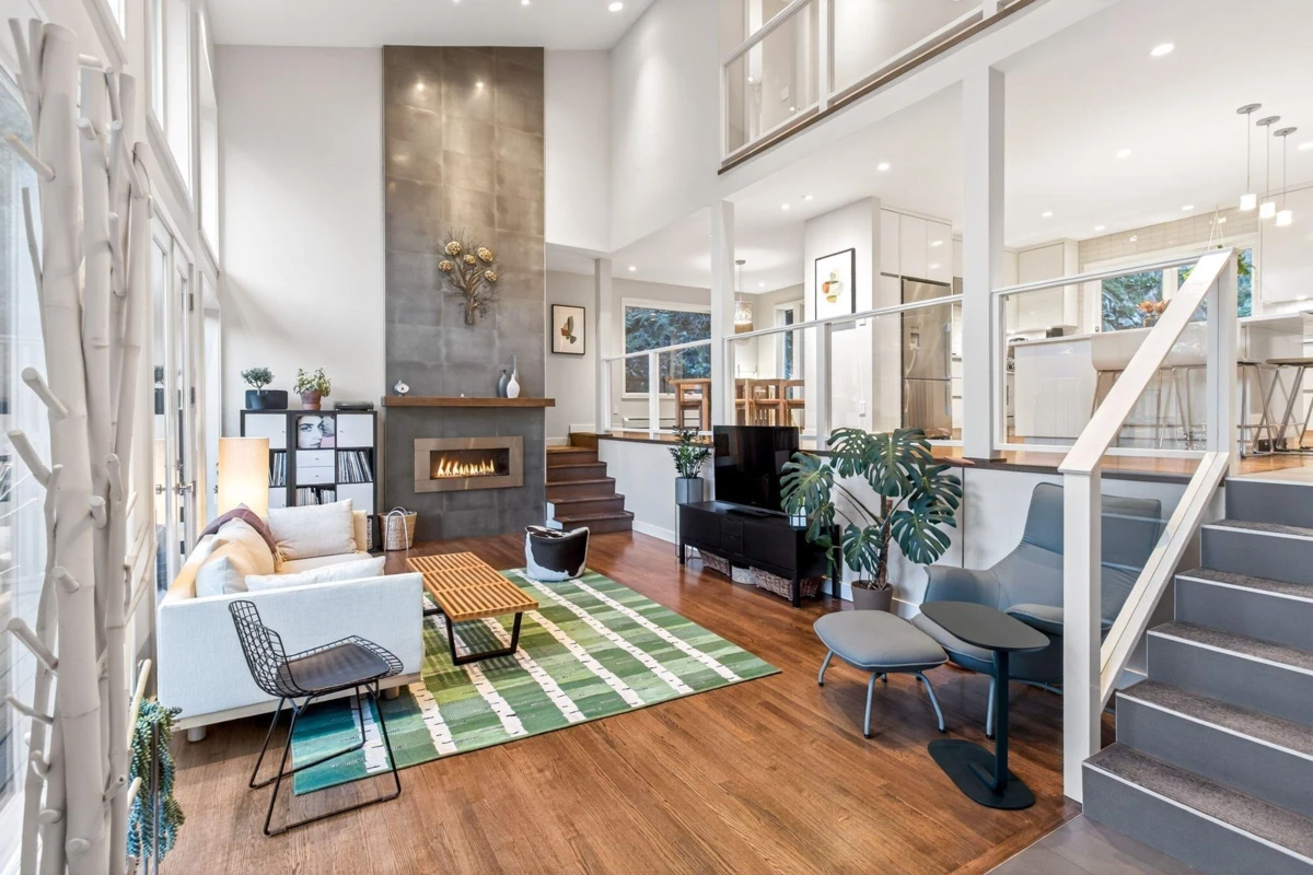 Living Room Photo of 6965 Marine Drive, West Vancouver, BC