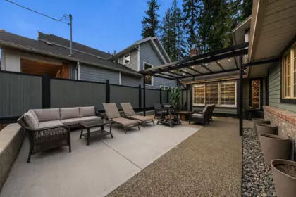 Aerial View of 1216 Plateau Drive, North Vancouver, BC