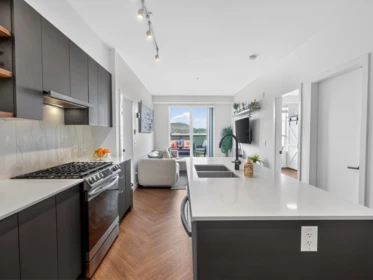 Kitchen Island Photo of 606 3229 St Johns Street, Port Moody, BC