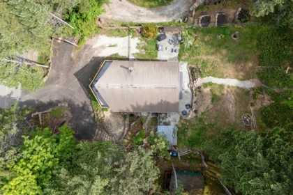 Aerial View of 310 Mariners Way, Mayne Island, BC