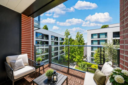 Outdoor Patio Photo of 603 1571 W 57th Avenue, Vancouver, BC