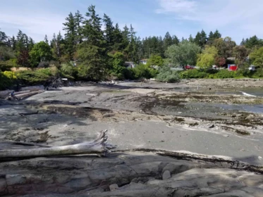 Aerial View of 90 Gulf Drive, Galiano Island, BC
