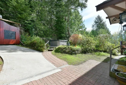 Aerial View of 4906 Sinclair Bay Road, Garden Bay, BC
