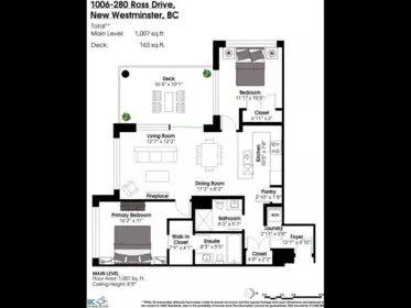 Swimming Pool Photo of 1006 280 Ross Drive, New Westminster, BC