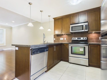 Kitchen Island Photo of 211 5588 Patterson Avenue, Burnaby, BC