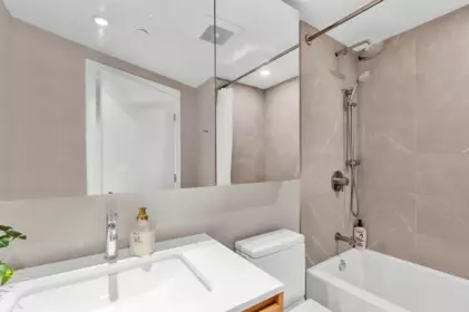 Powder Room Photo of 412 1500 Fern Street, North Vancouver, BC