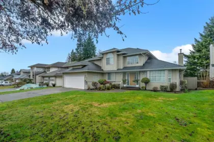 Aerial View of 8719 140b Street, Surrey, BC