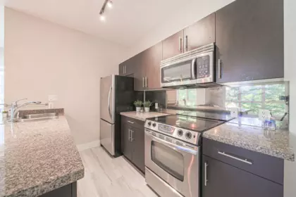Kitchen Island Photo of 208 8400 Anderson Road, Richmond, BC