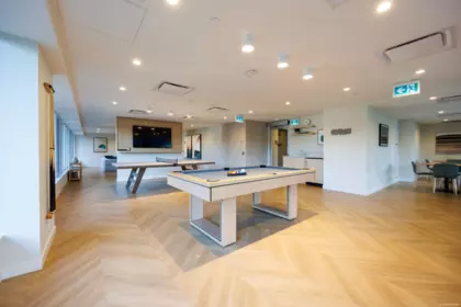 Basement Recreation Room Photo of 3602 537 Cottonwood Avenue, Coquitlam, BC