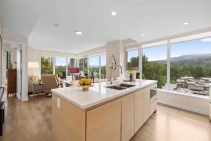 Dining Area Photo of 909 305 Morrissey Road, Port Moody, BC