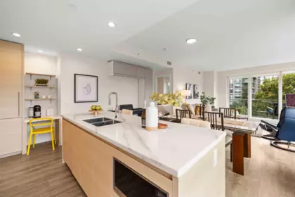 Kitchen Island Photo of 909 305 Morrissey Road, Port Moody, BC