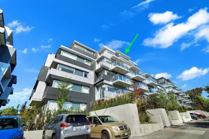 Exterior Rear Photo of 604 8080 Oak Street, Vancouver, BC