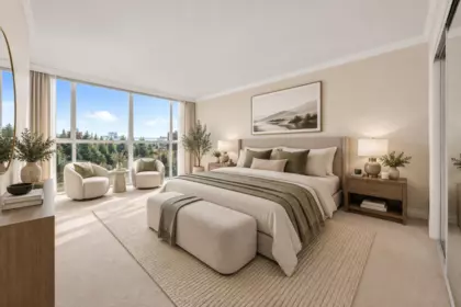 Aerial View of 1700 5615 Hampton Place, Vancouver, BC